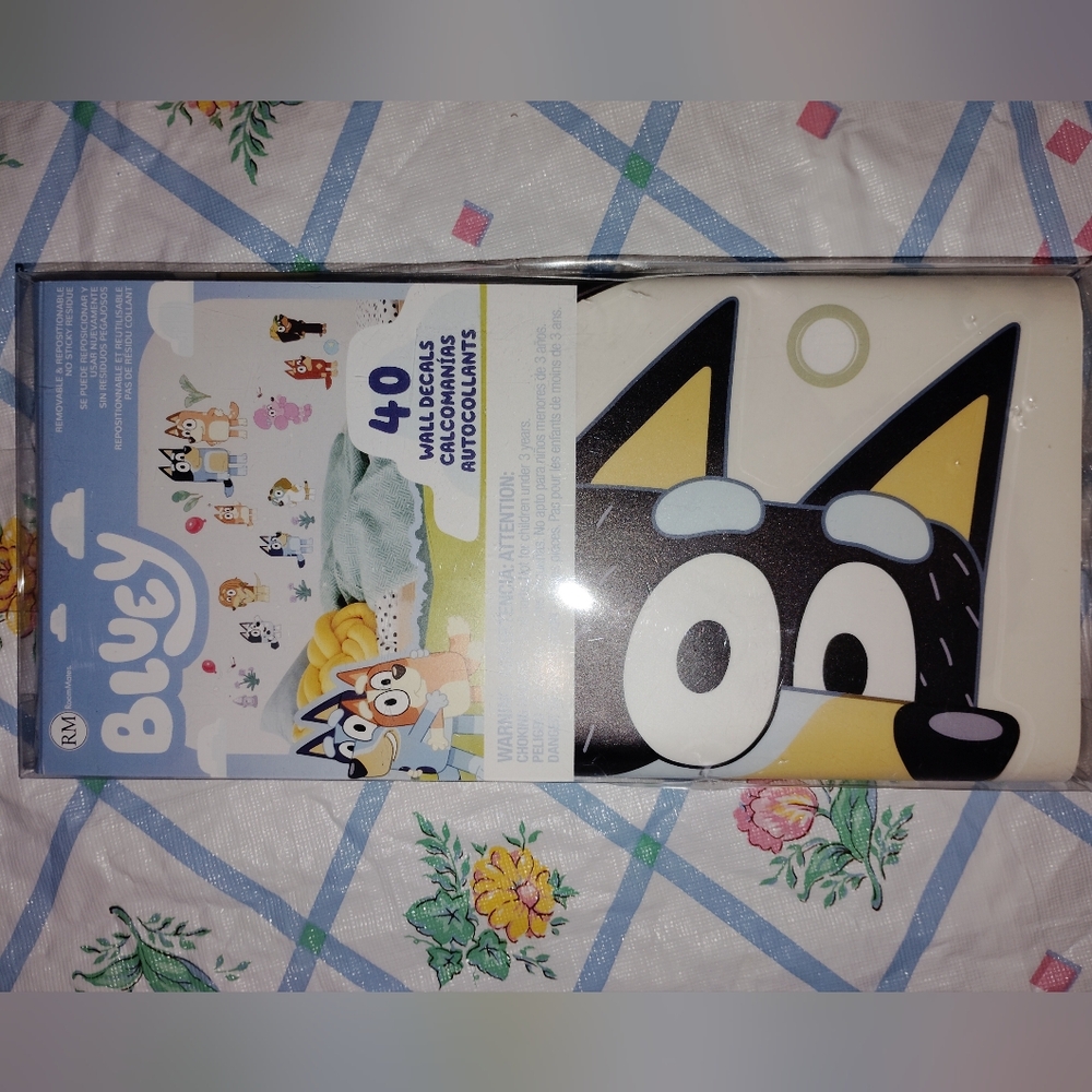 Bluey Cartoon Dog Wall Decals Set By RoomMates New